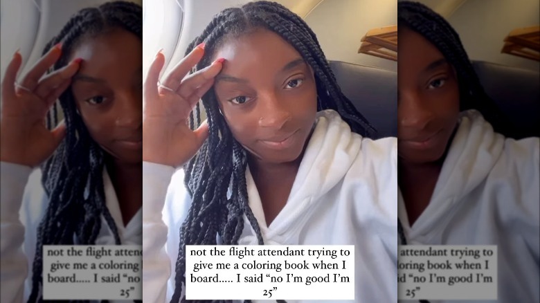 Simone Biles's Instagram Story