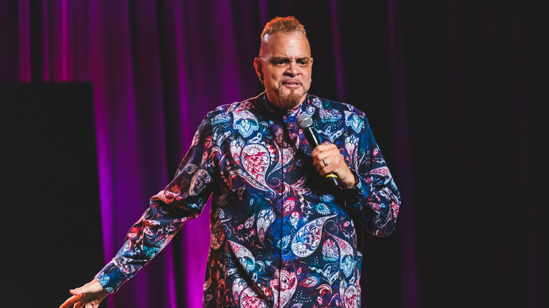 Sinbad performs 