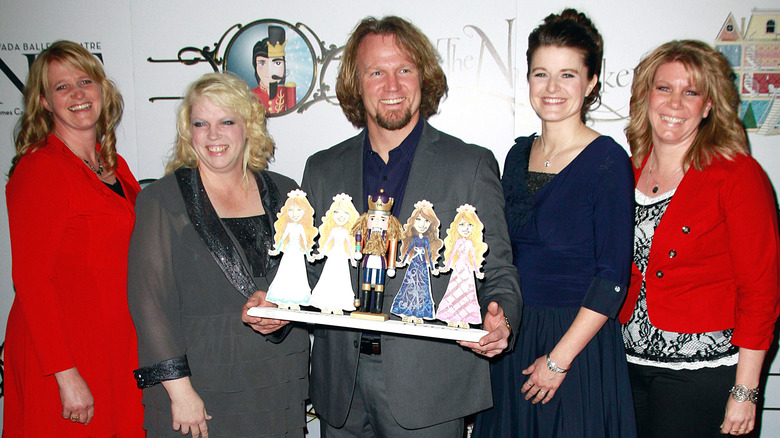 Kody Brown poses with his four wives