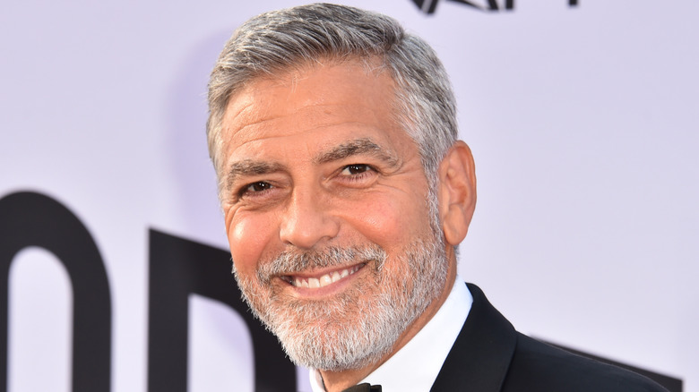 George Clooney smiling