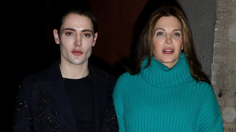 Peter Brant Jr. and Stephanie Seymour posing