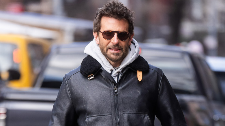 Bradley Cooper leather jacket