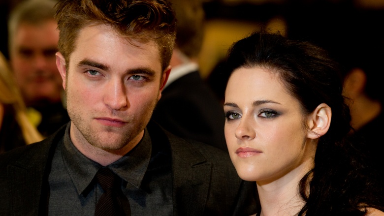 Robert Pattison and Kristen Stewart