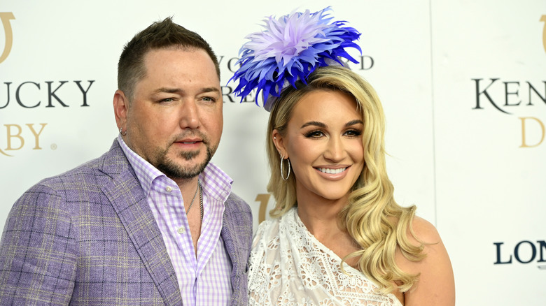 Jason Aldean and wife Brittany at the Kentucky Derby