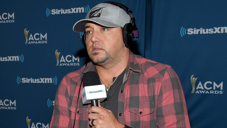 Jason Aldean during interview