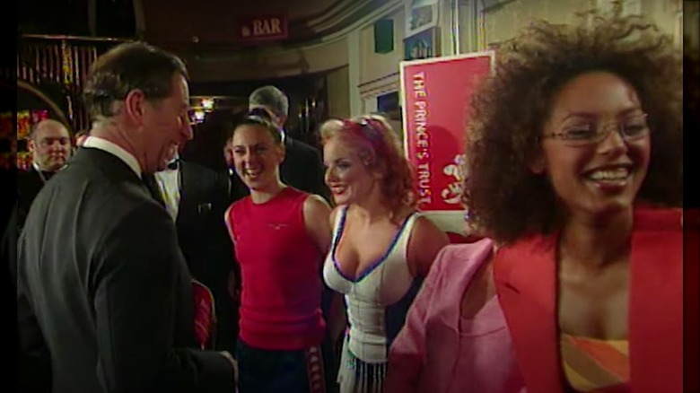 Prince Charles meeting the Spice Girls 