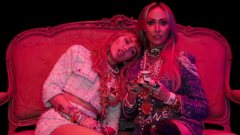 Miley and Tish Cyrus in Mother's Daughter video