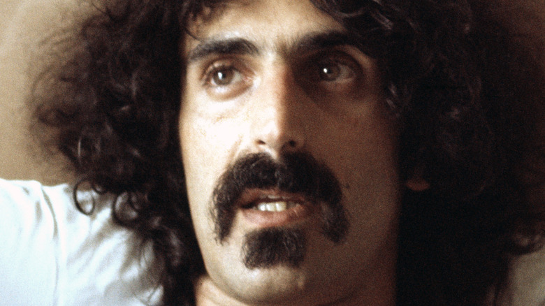 Frank Zappa in bed