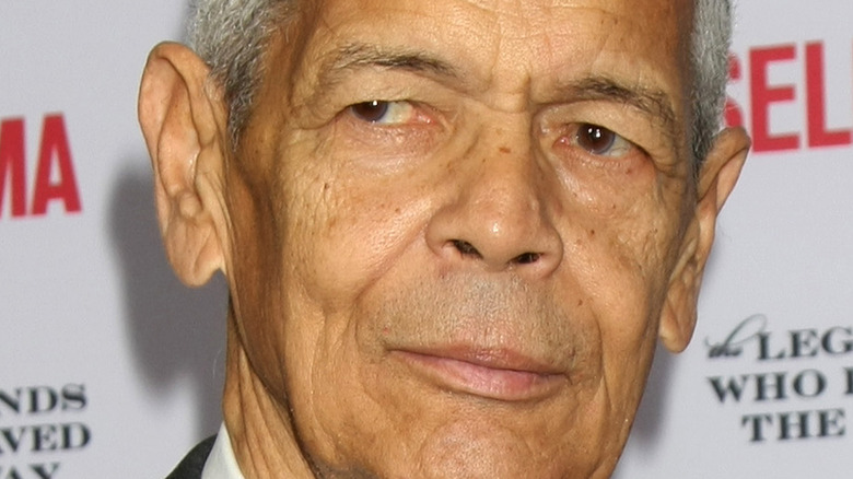 Julian Bond on red carpet