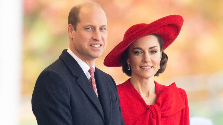 Prince William and Kate Middleton smiling