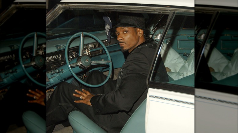 Snoop Dogg driving