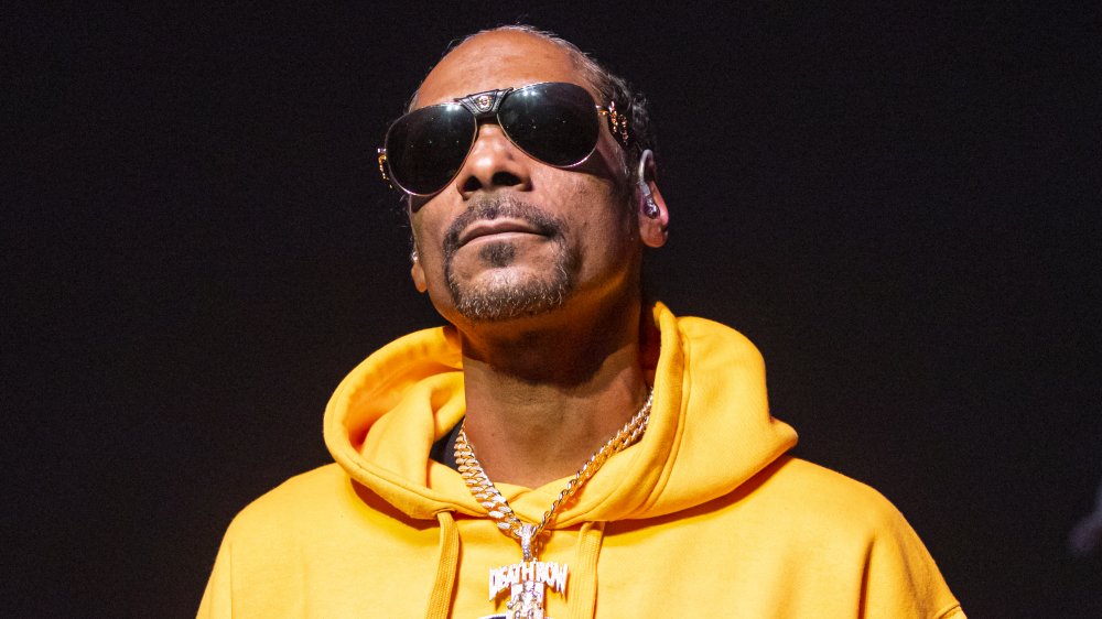 Snoop Dogg wearing sunglasses 