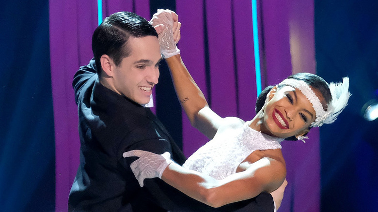 Mariah Russell Gino Cosculleuela dancing quickstep