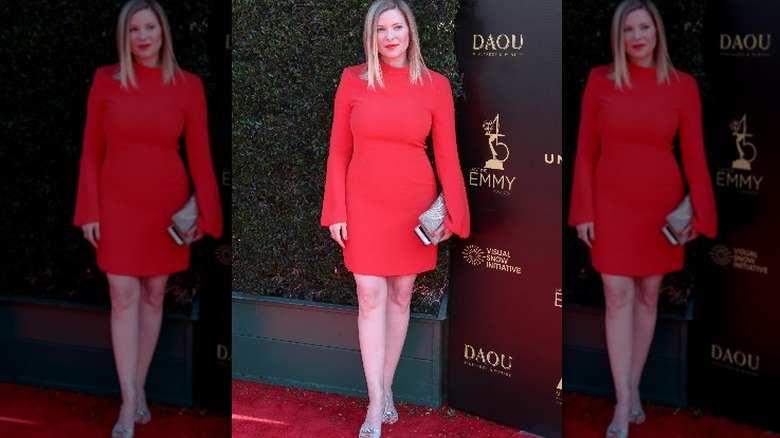 Cady McClain posing on the red carpet