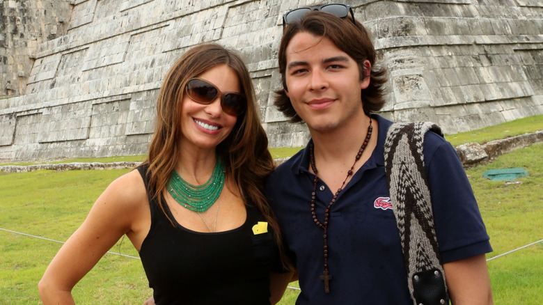 Sofia and Manolo Vergara vacationing in Central America