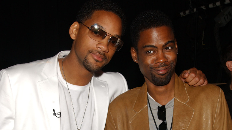 Will Smith and Chris Rock pose together in 2002