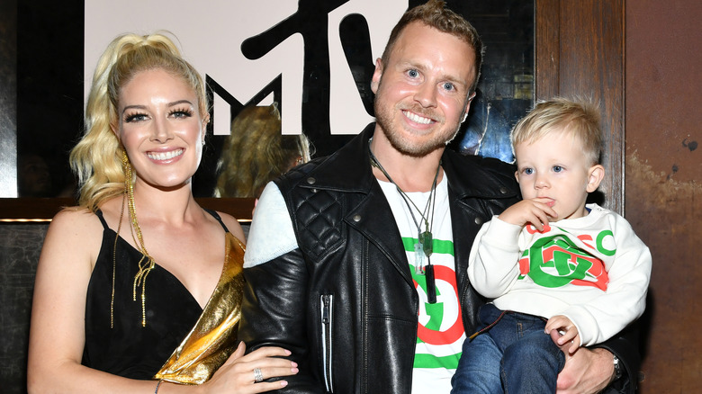 Heidi Montag and Spencer Pratt with their son