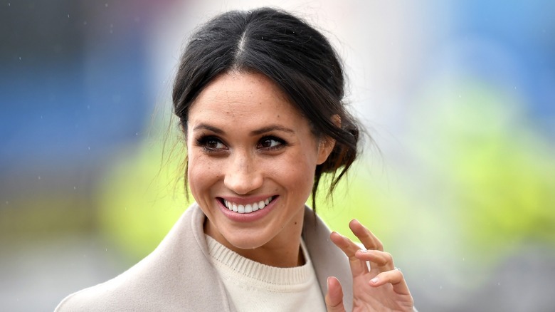 Meghan Markle smiling