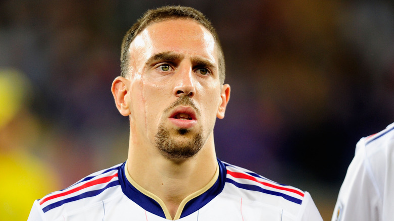 Franck Ribery at the 2010 FIFA World Cup