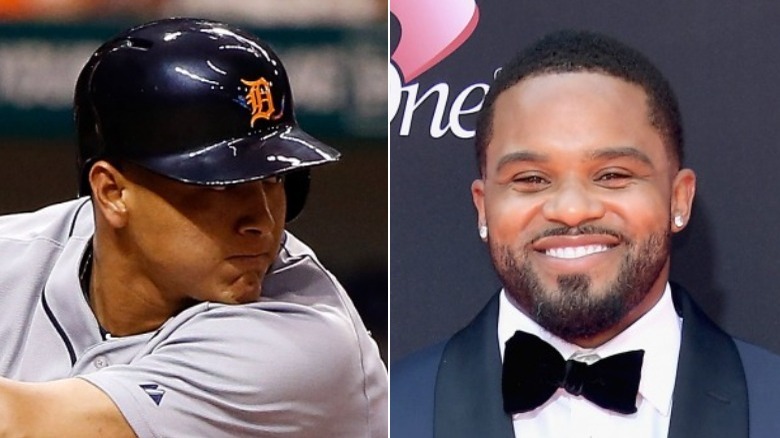 A composite image of Avasail Garcia and Prince Fielder at different events