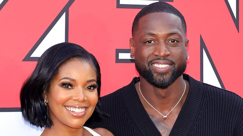 Gabrielle Union and Dwayne Wade on the red carpet