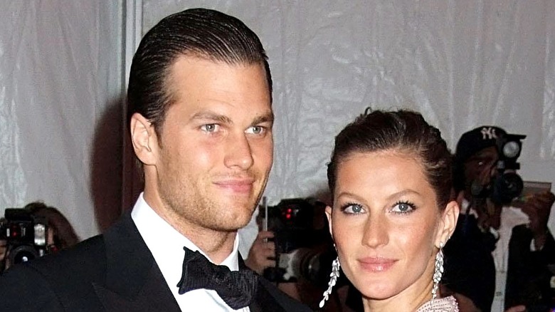 Tom Brady and Gisele Bundchen on the red carpet