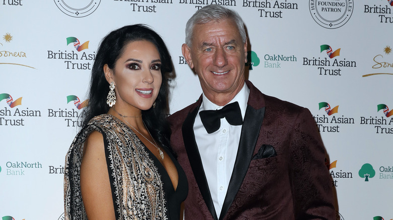 Ian Rush and Carol Anthony on a red carpet