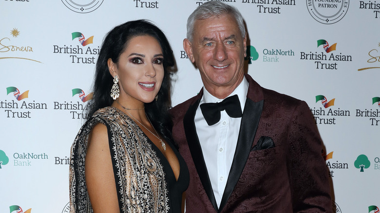 Ian Rush and Carol Anthony on a red carpet