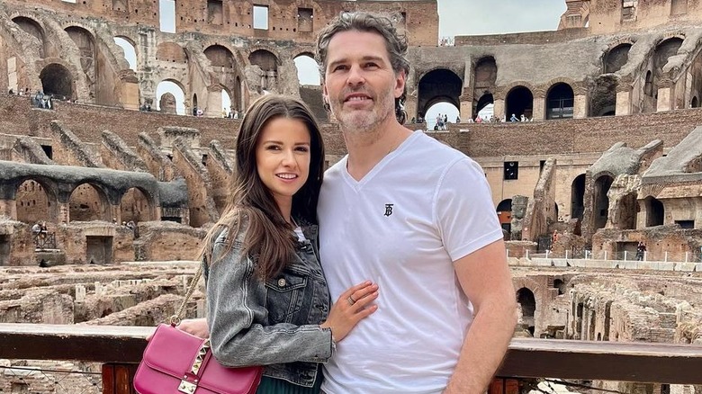 Jaromir Jagr and Dominika Branisova on vacation