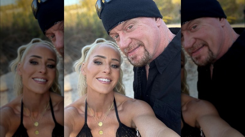 Michelle McCool and The Undertaker taking a selfie