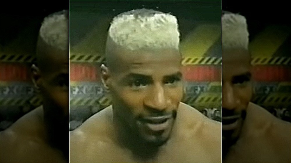 Hardbody Harrison with blond hair