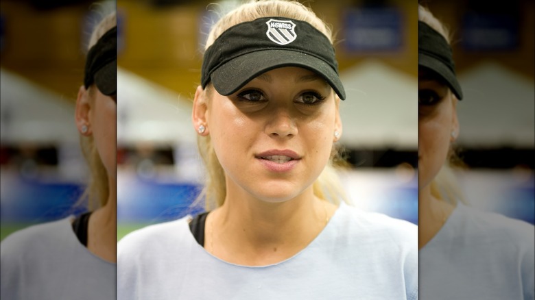 Anna Kournikova at WorldTeam Tennis tournament in 2010