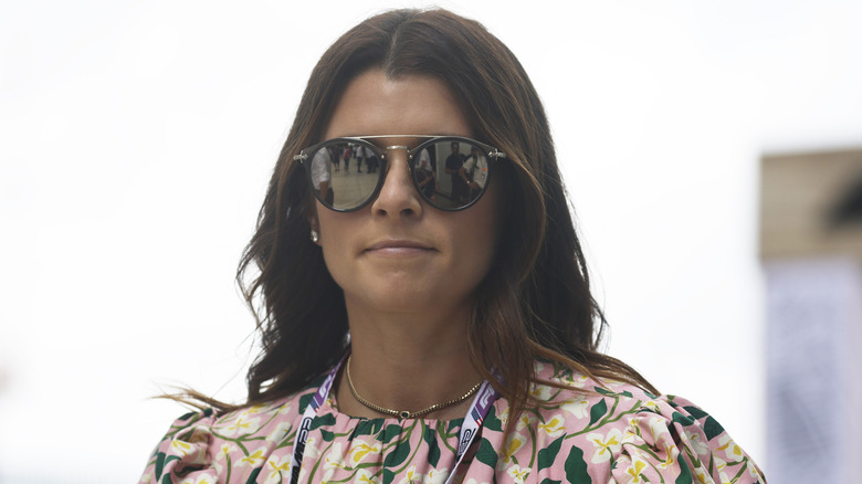 Danica Patrick wearing sunglasses