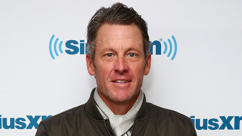 Lance Armstrong at the SiriusXM Studios in 2017