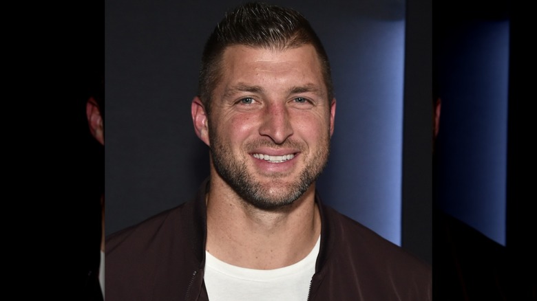Tim Tebow with a big smile
