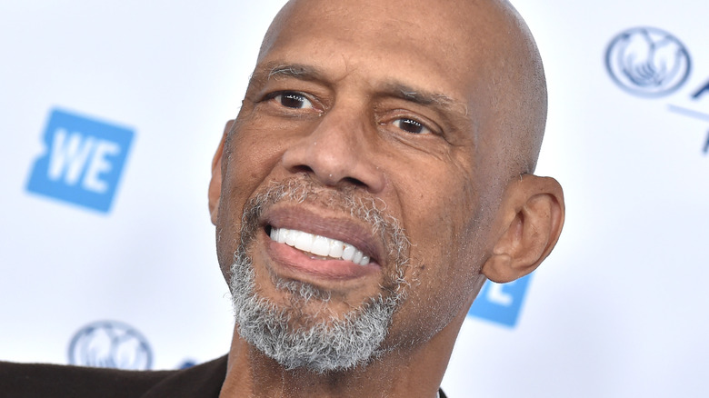 Kareem Abdul-Jabbar smiling