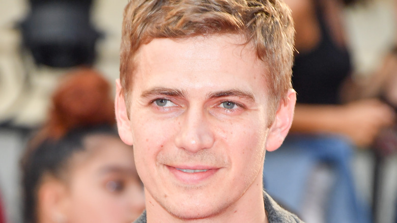 Hayden Christensen smiling