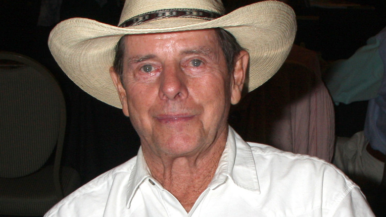 Peter Brown wearing a cowboy hat 