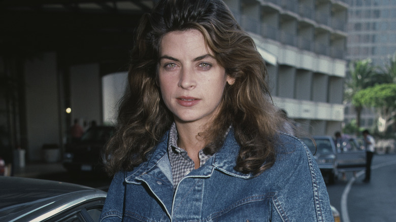 Kirstie Alley at a "Cheers" promotional event