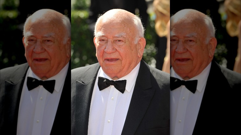 Ed Asner in a bow tie