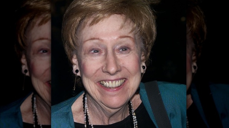 Jean Stapleton, grinning