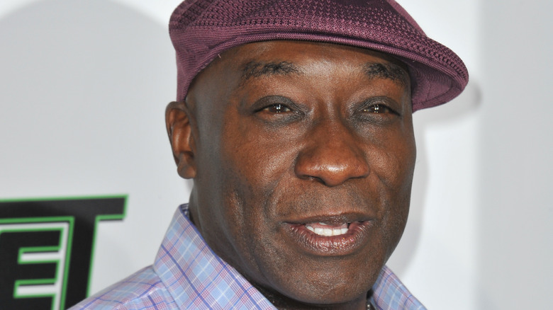 Michael Clarke Duncan posing