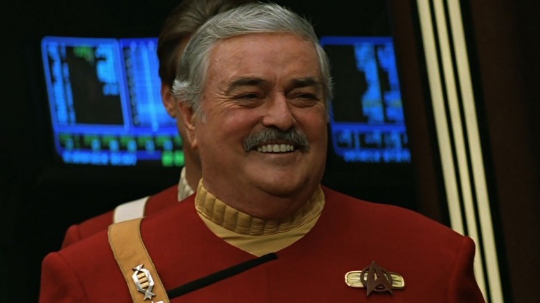 James Doohan as Scotty in Star Trek: Generations