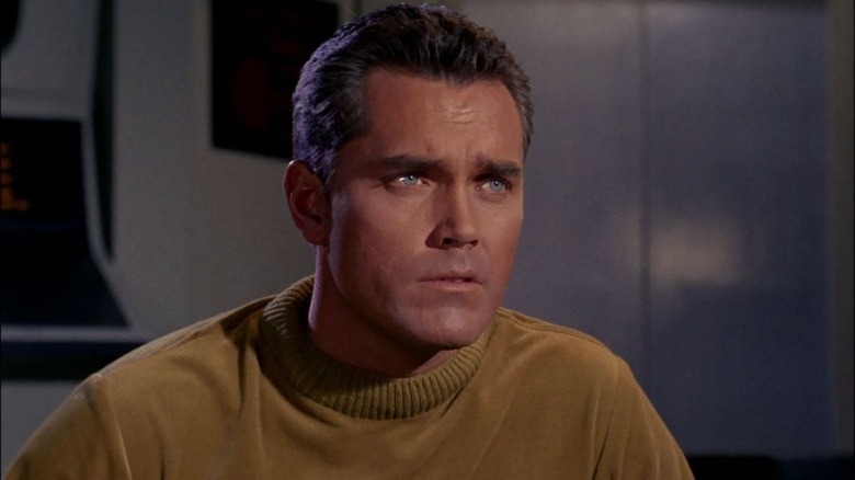 Jeffrey Hunter as Christopher in Pike Star Trek