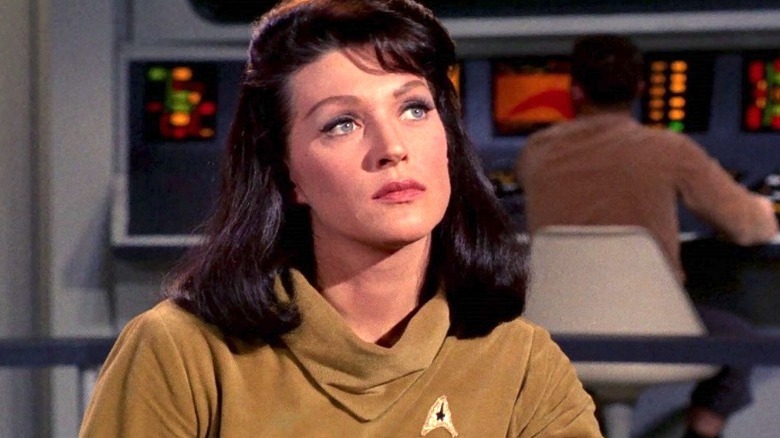 Majel Barrett as Number One in Star Trek