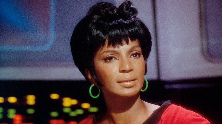 Nichelle Nichols as Uhura in Star Trek