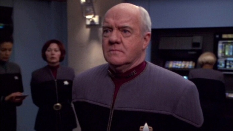 Richard Herd as Admiral Paris in Star Trek Voyager