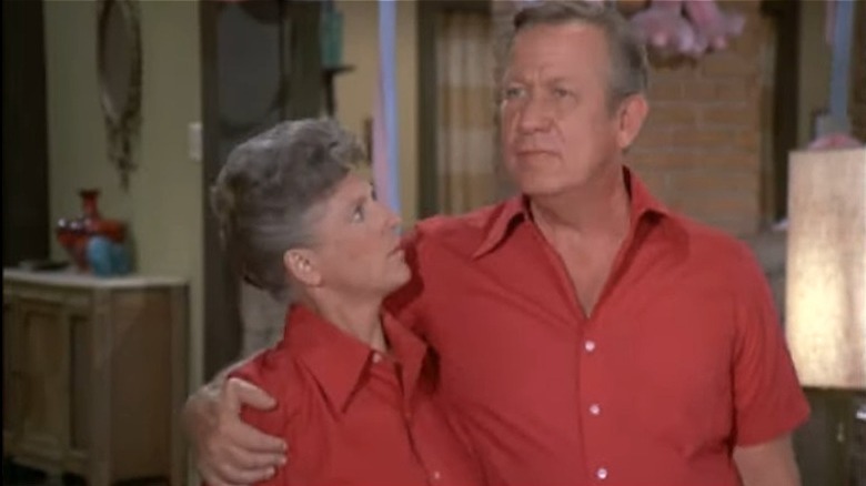 Allan Melvin and Ann B. Davis red shirts