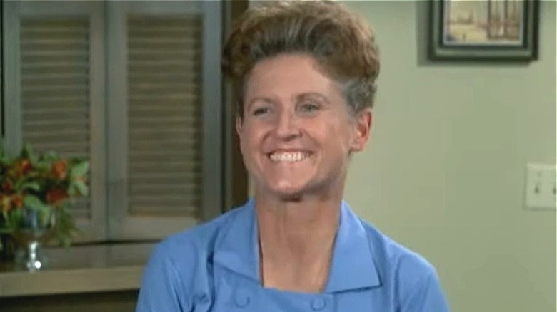 Ann B. Davis smiling