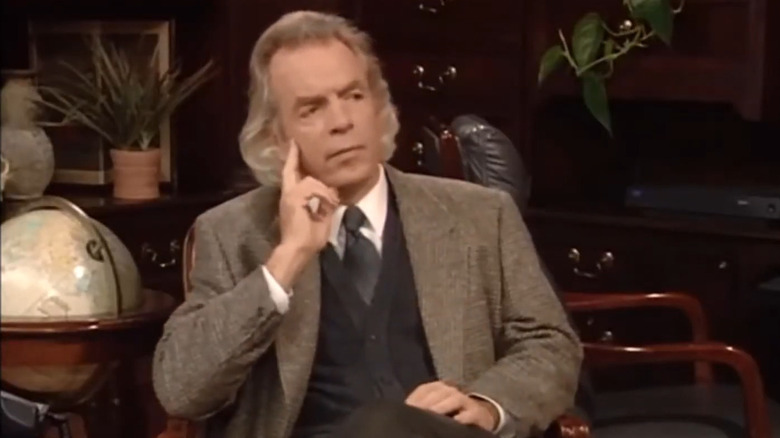 Spalding Gray scowling